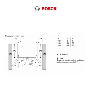 Bosch KFN96APEAG 593公升 Series 6 不銹鋼面防指紋 無霜法式多門雪櫃